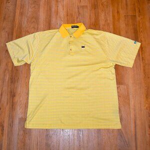 Walruswear‎ Yellow Striped Polo Shirt Sz XXL